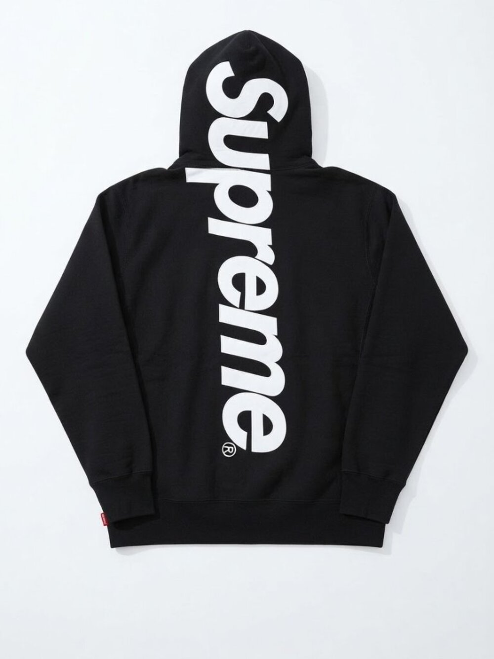 Supreme Embroidered Black Hoodie